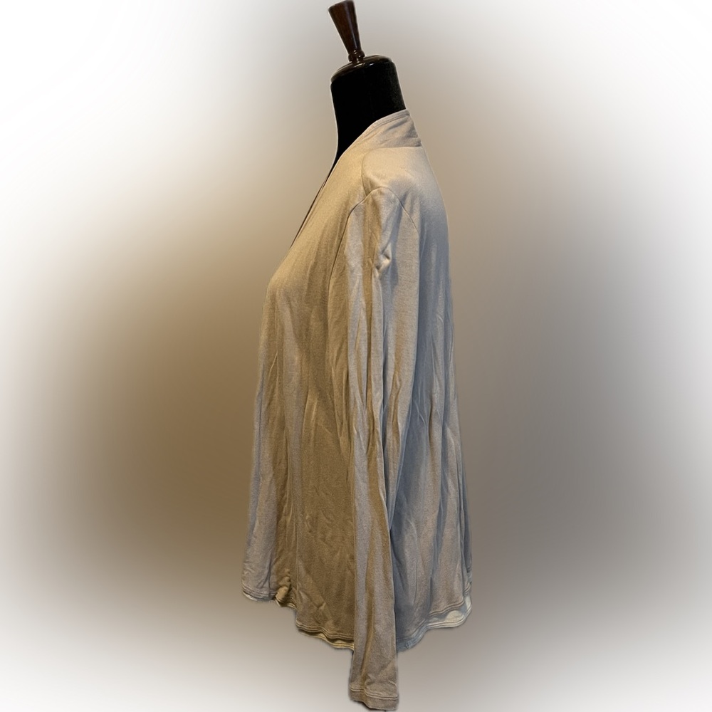 Chico’s Rayon Open Front Cardigan size L - Picture 4 of 13
